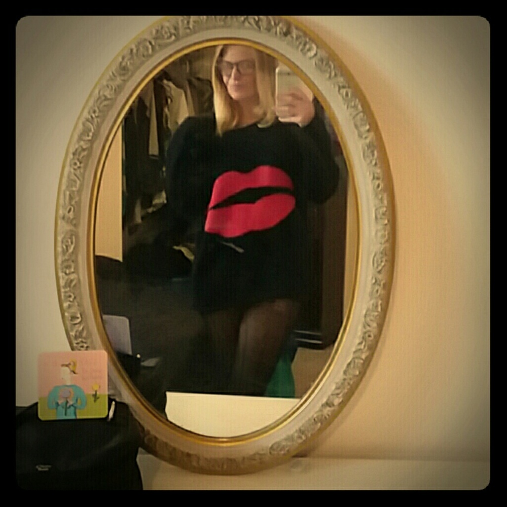 Red Lips Sweater